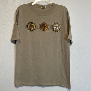 Eco Mountain Shirt Grand Canyon National Park Tan L Native American Southwest